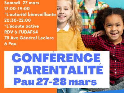 Conférence Parentalité 27 et 28 mars 26